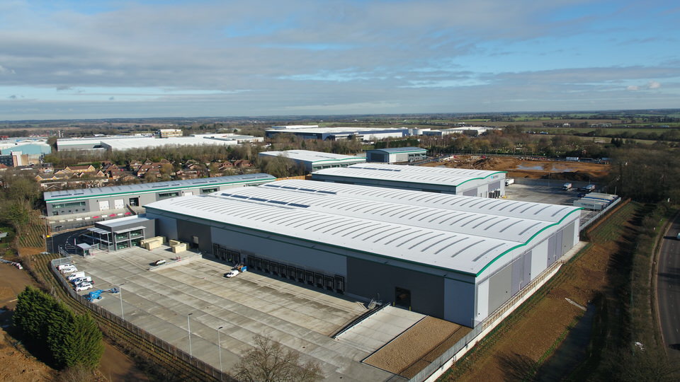 Image of the exterior of the Prologis Park building